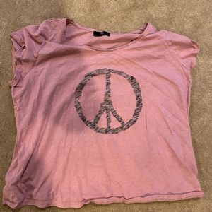 Purple peace short sleeve tshirt size 22/24